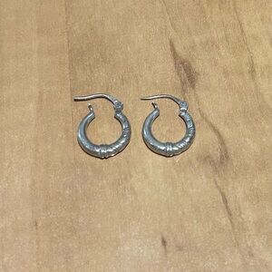 925 Sterling Silver Huggie Earrings